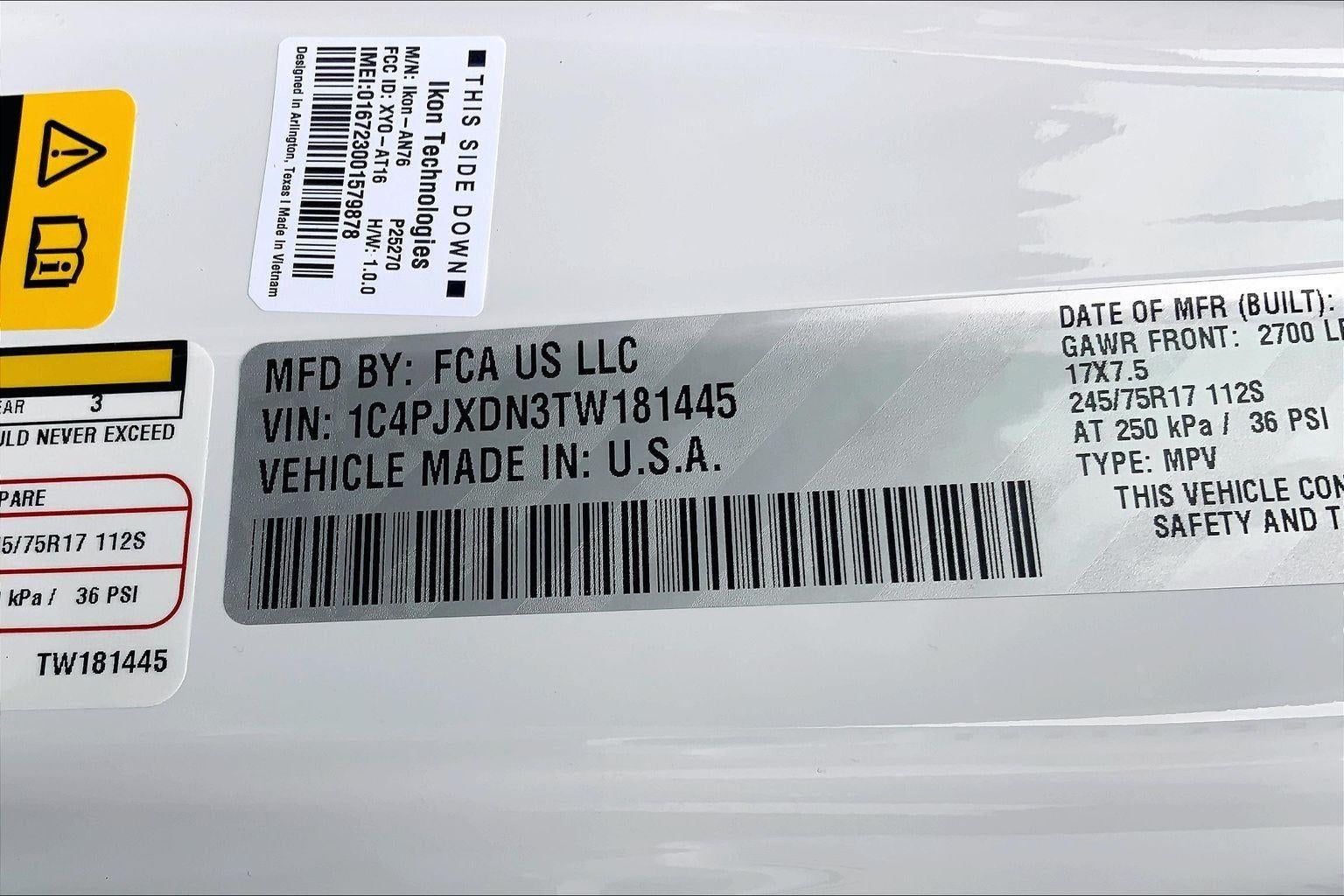 2026 Jeep Wrangler WRANGLER 4-DOOR SPORT