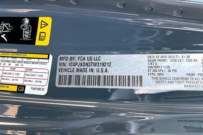 2026 Jeep Wrangler WRANGLER 4-DOOR SPORT