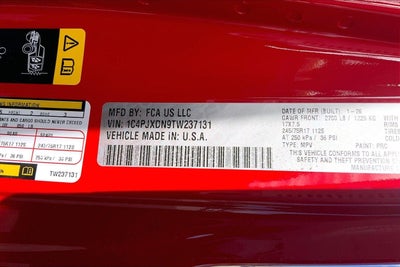 2026 Jeep Wrangler WRANGLER 4-DOOR SPORT S