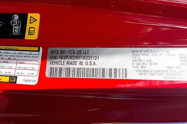 2026 Jeep Wrangler WRANGLER 4-DOOR SPORT S