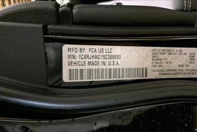 2025 Jeep Grand Cherokee GRAND CHEROKEE ALTITUDE X 4X4