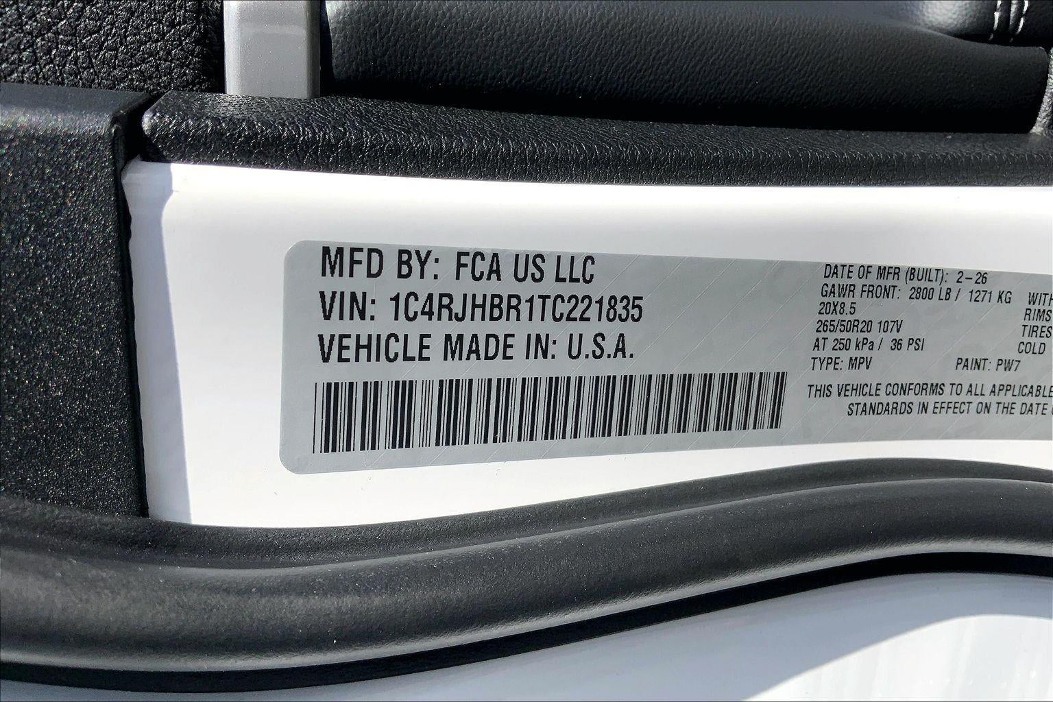 2026 Jeep Grand Cherokee GRAND CHEROKEE LIMITED 4X4