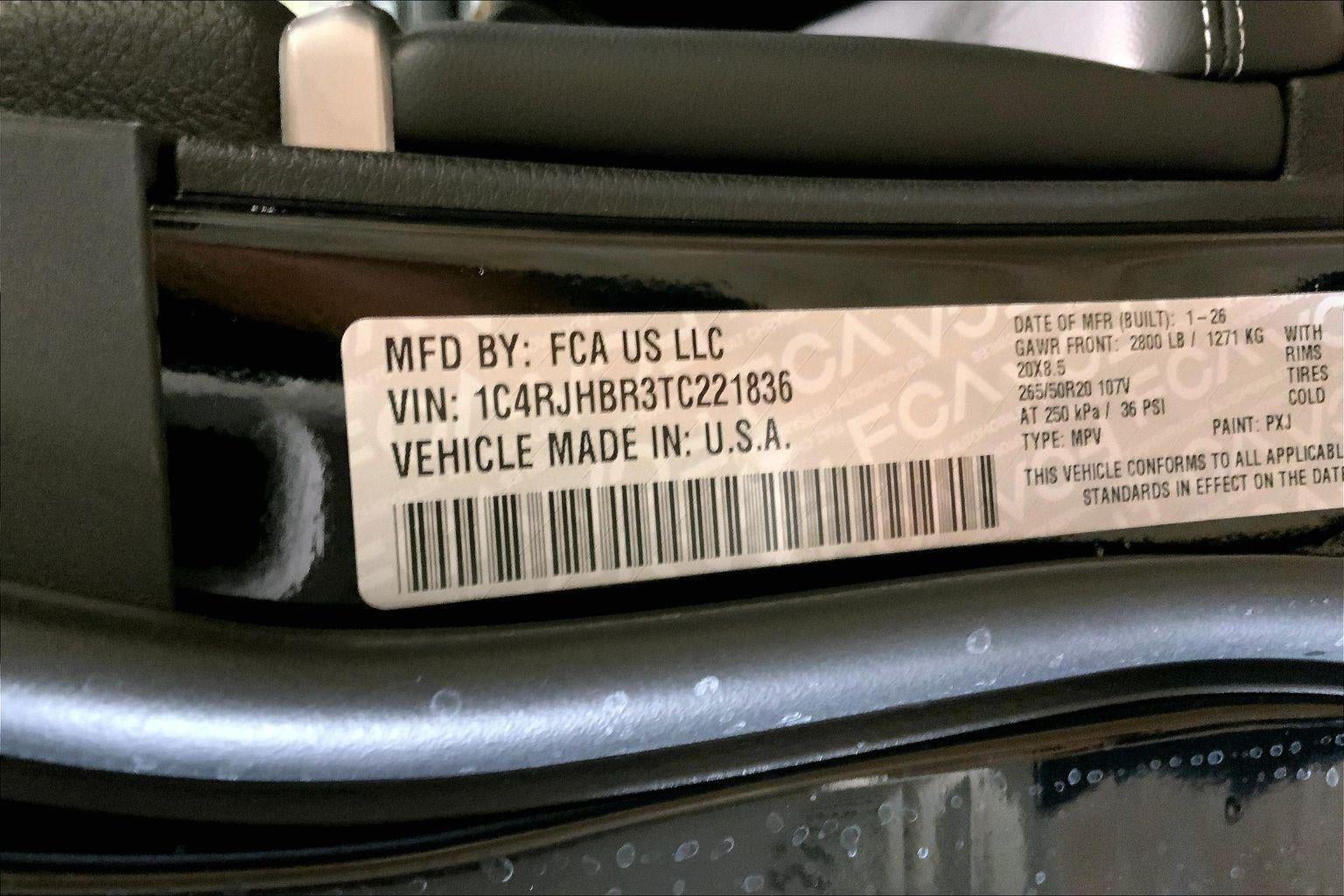 2026 Jeep Grand Cherokee GRAND CHEROKEE LIMITED 4X4