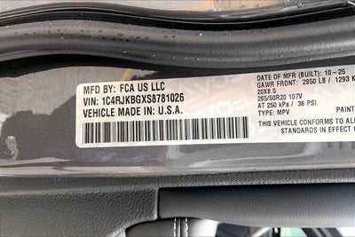 2025 Jeep Grand Cherokee GRAND CHEROKEE L LIMITED 4X4