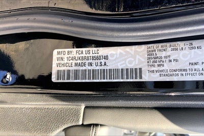 2026 Jeep Grand Cherokee L Limited Reserve