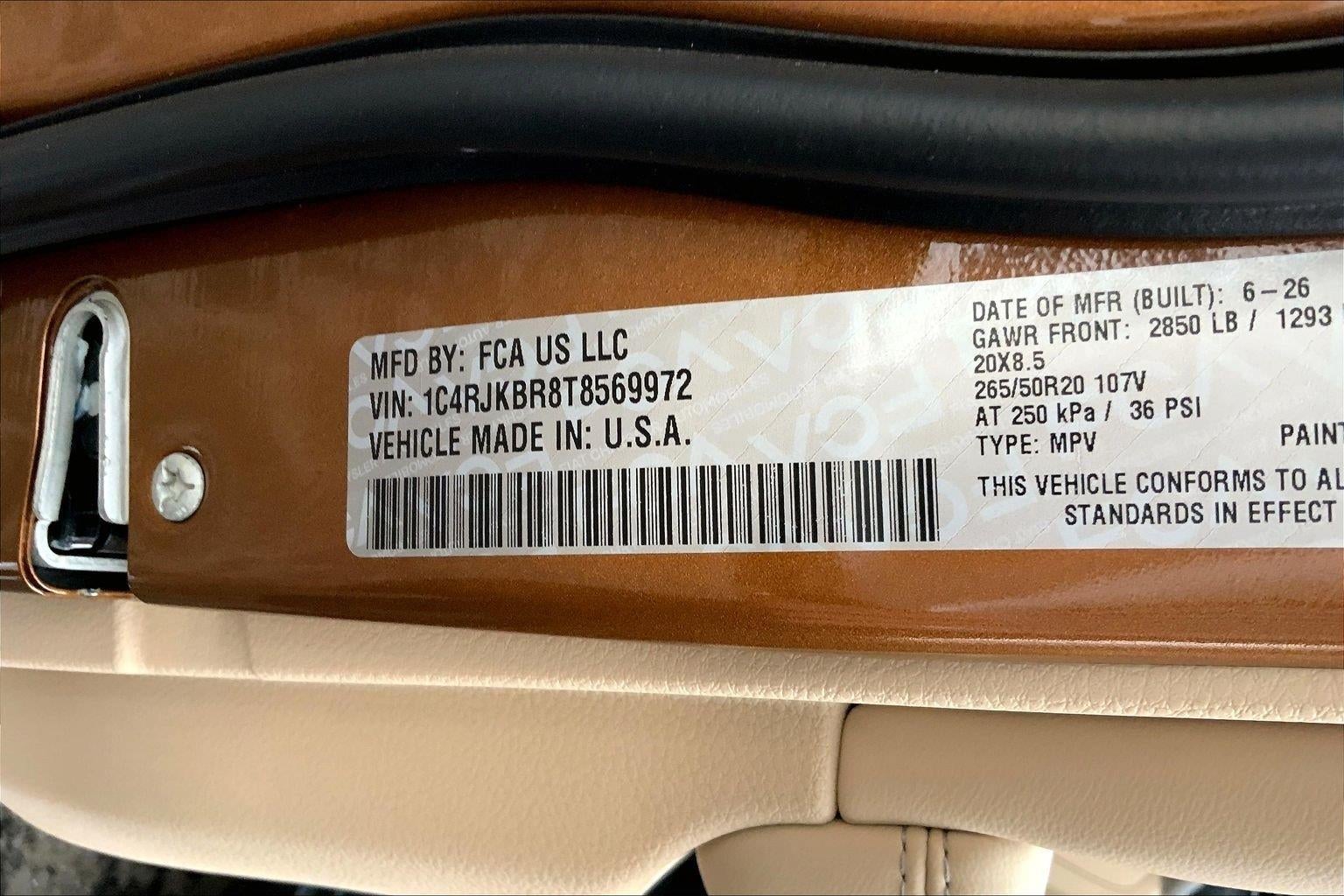 2026 Jeep Grand Cherokee GRAND CHEROKEE L LIMITED 4X4
