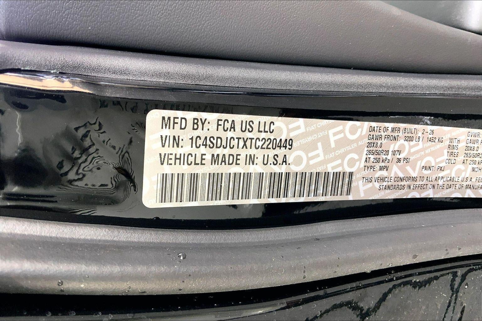 2026 Dodge Durango DURANGO GT PLUS AWD HEMI V8