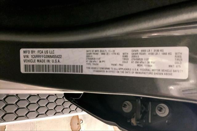 2022 RAM 1500 Big Horn Crew Cab 4x4 5'7' Box