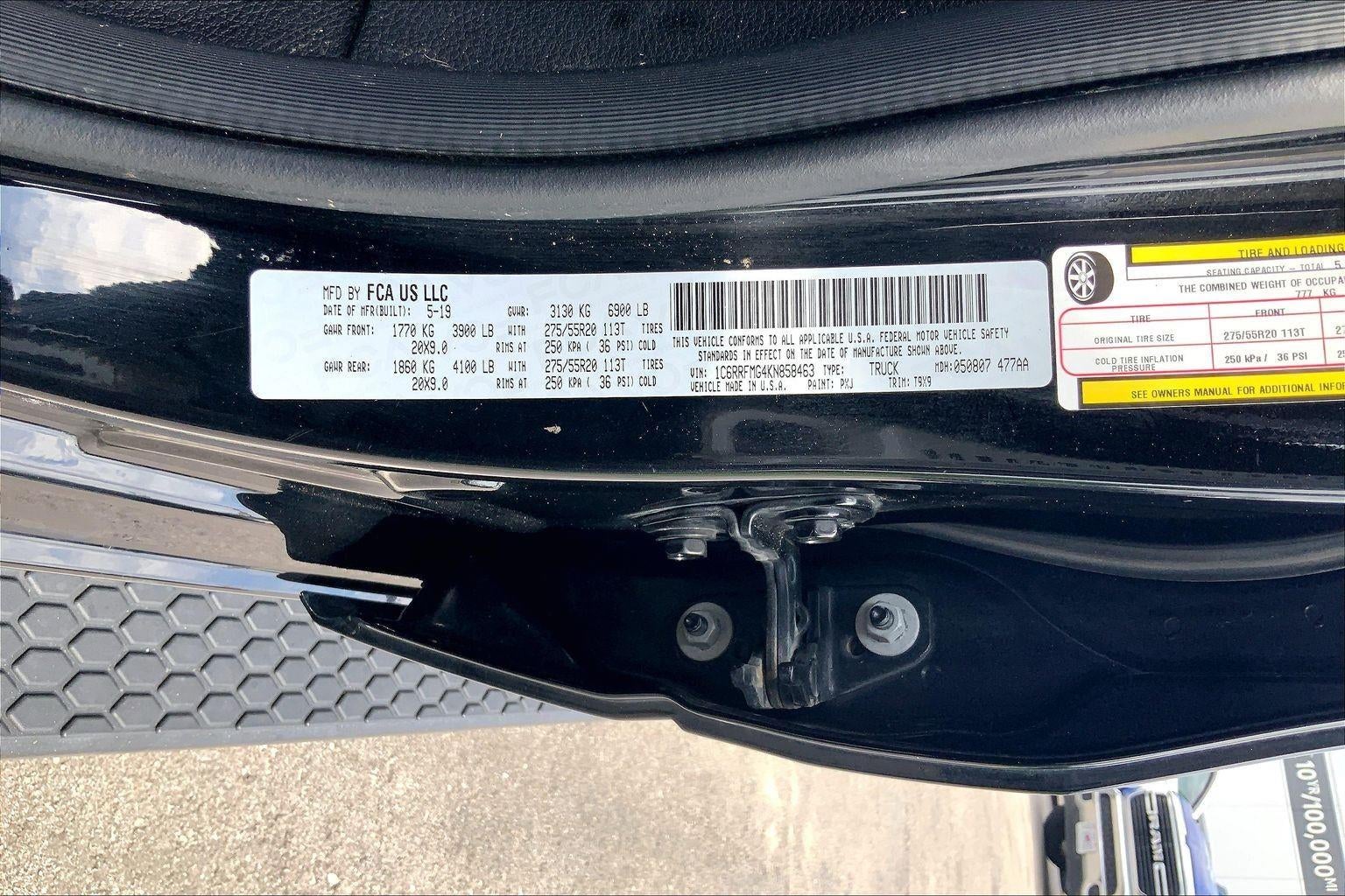 2019 RAM 1500 Big Horn/Lone Star Crew Cab 4x4 6'4' Box