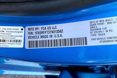 2026 RAM Ram 1500 RAM 1500 BIG HORN CREW CAB 4X4 5'7' BOX