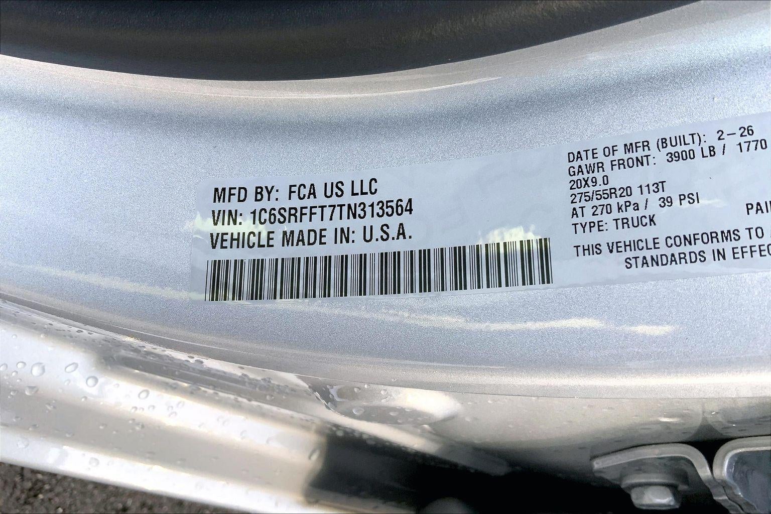 2026 RAM Ram 1500 RAM 1500 BIG HORN CREW CAB 4X4 5'7' BOX