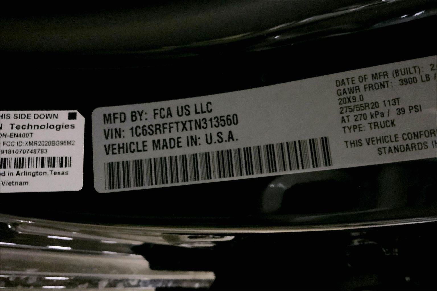 2026 RAM Ram 1500 RAM 1500 BIG HORN CREW CAB 4X4 5'7' BOX