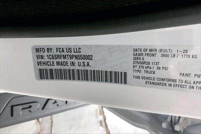 2023 RAM 1500 Big Horn Crew Cab 4x4 6'4' Box