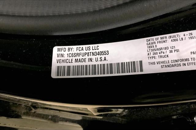 2026 RAM Ram 1500 RAM 1500 RHO CREW CAB 4X4 5'7' BOX