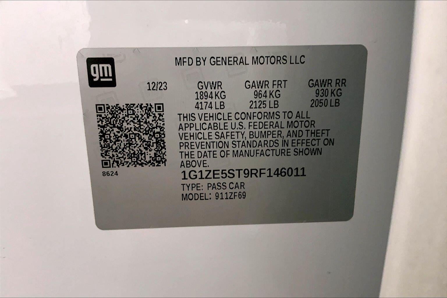 2024 Chevrolet Malibu FWD 2LT