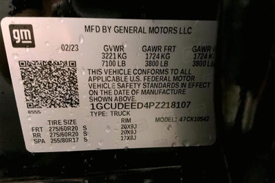 2023 Chevrolet Silverado 1500 4WD Crew Cab Short Bed RST