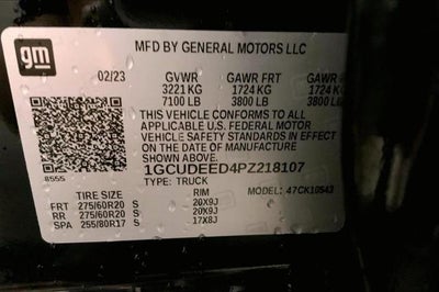 2023 Chevrolet Silverado 1500 4WD Crew Cab Short Bed RST