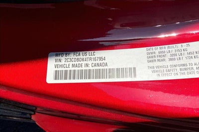 2026 Dodge Charger CHARGER DAYTONA SCAT PACK 2-DOOR AWD