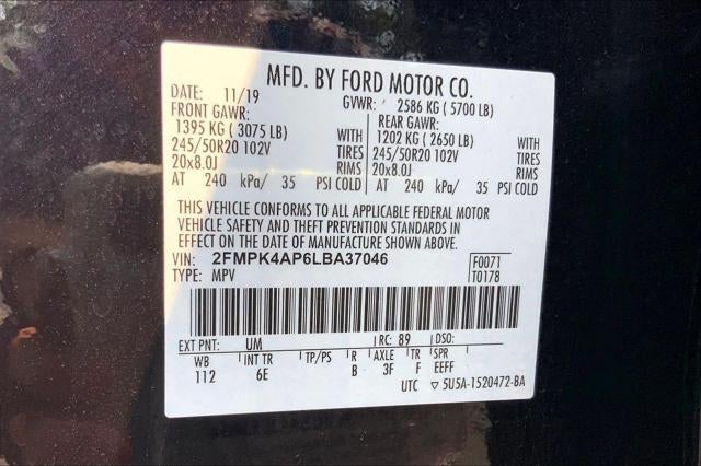2020 Ford Edge ST