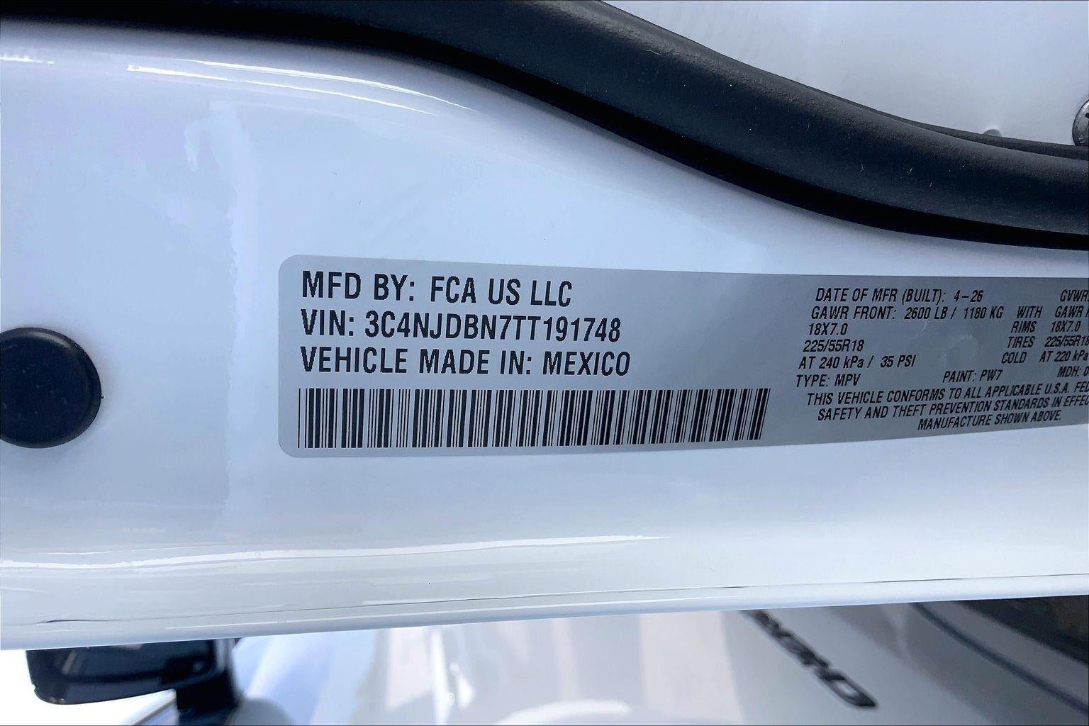 2026 Jeep Compass Latitude Altitude