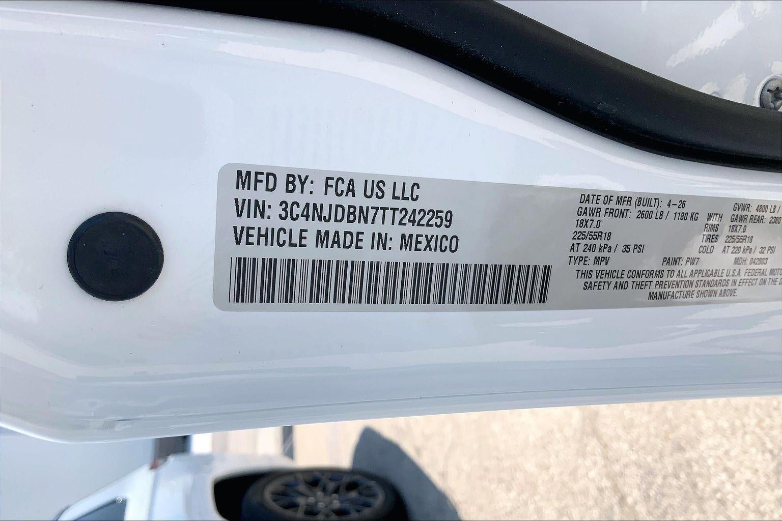 2026 Jeep Compass Latitude Altitude