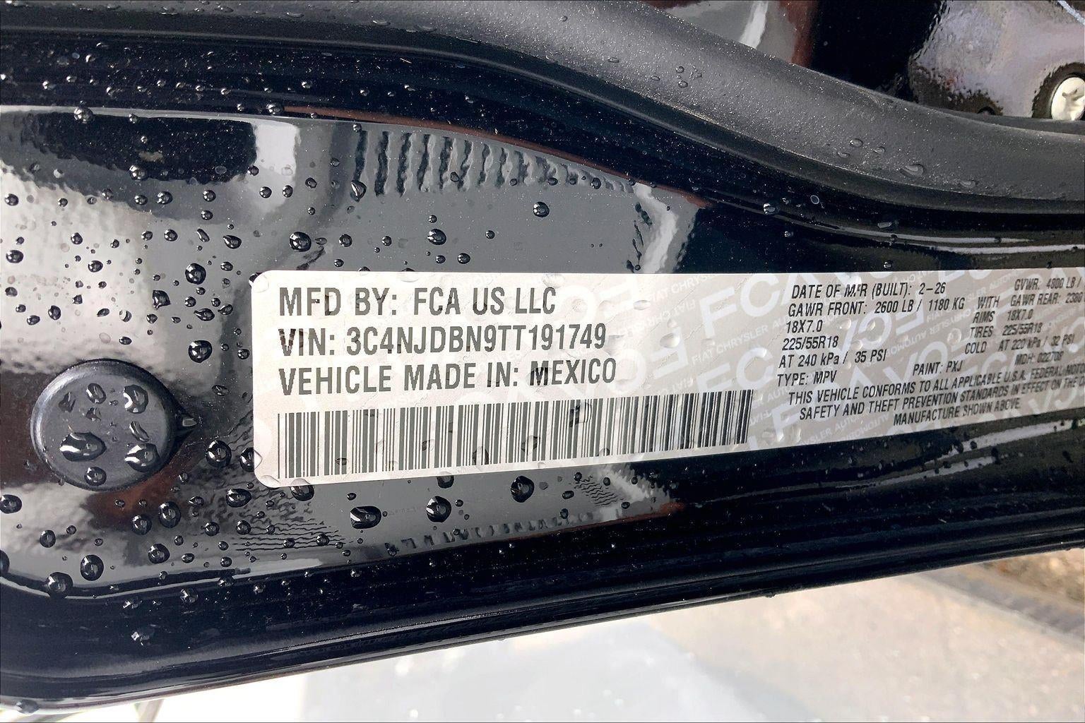 2026 Jeep Compass COMPASS LATITUDE ALTITUDE 4X4