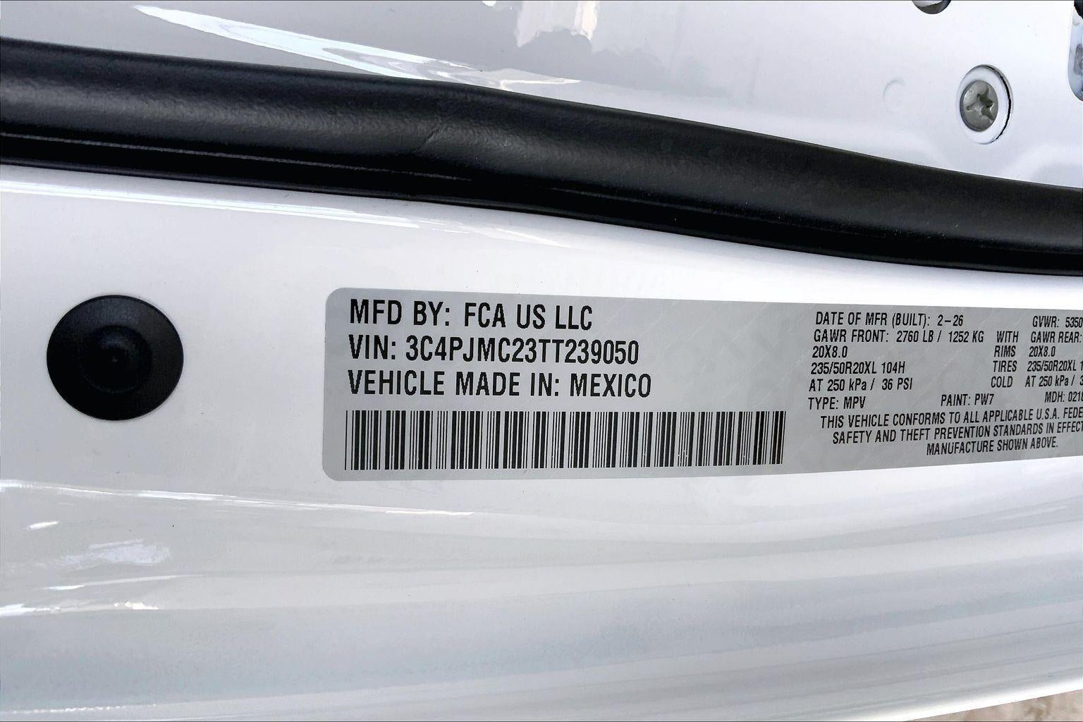 2026 Jeep Cherokee CHEROKEE OVERLAND 4X4