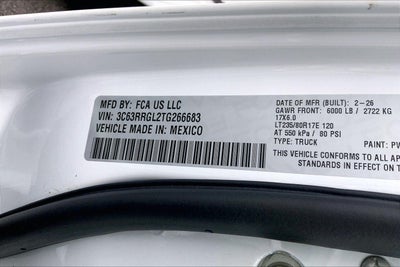 2026 RAM Ram 3500 RAM 3500 TRADESMAN CREW CAB 4X4 8' BOX