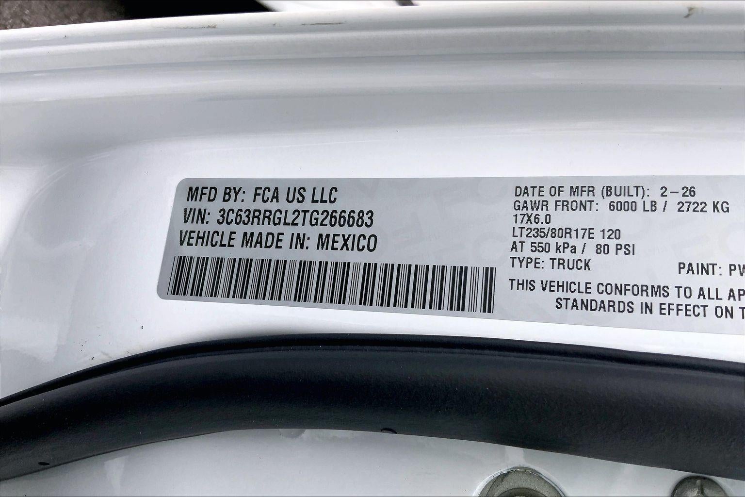 2026 RAM Ram 3500 RAM 3500 TRADESMAN CREW CAB 4X4 8' BOX