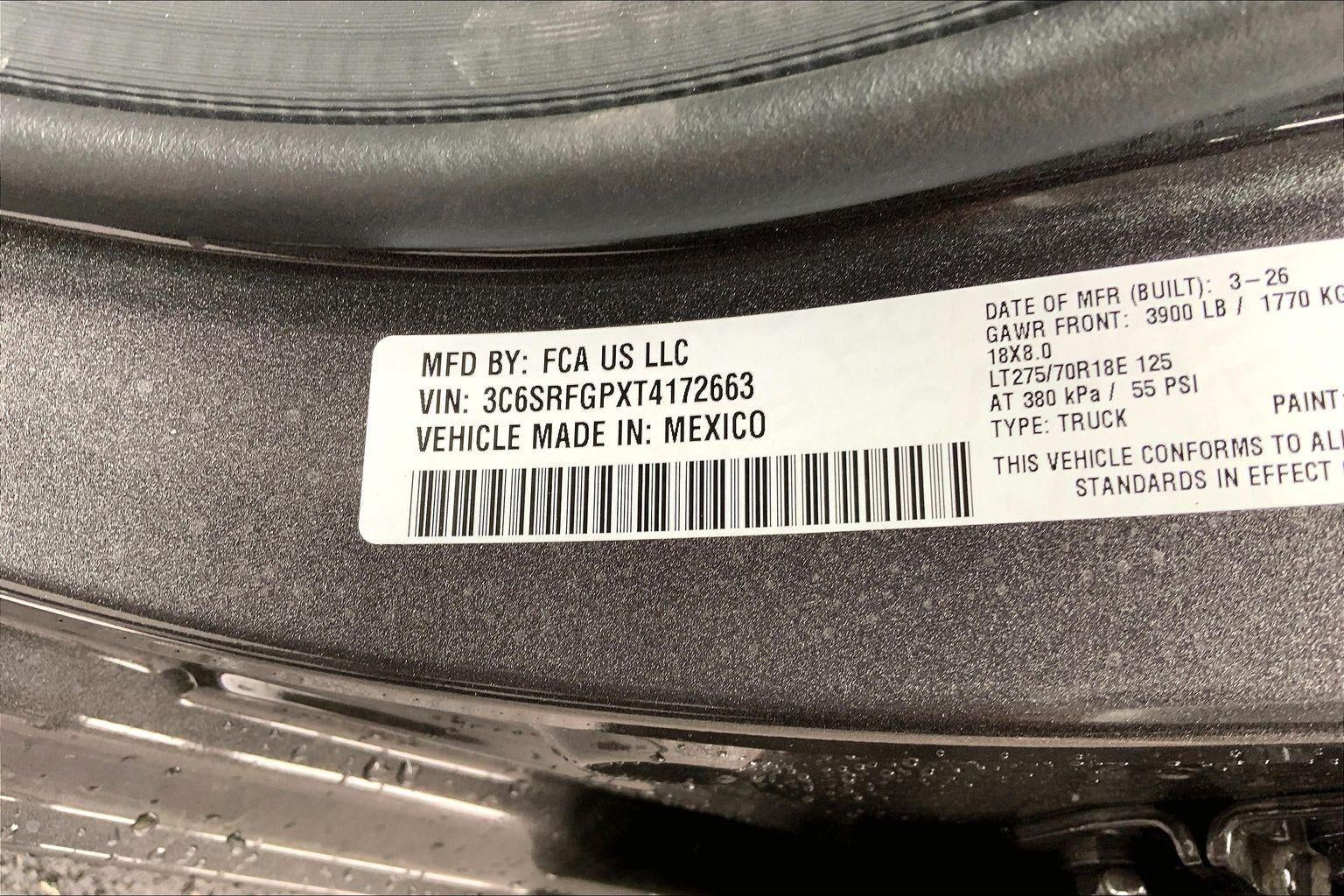 2026 RAM Ram 1500 RAM 1500 WARLOCK CREW CAB 4X4 5'7' BOX
