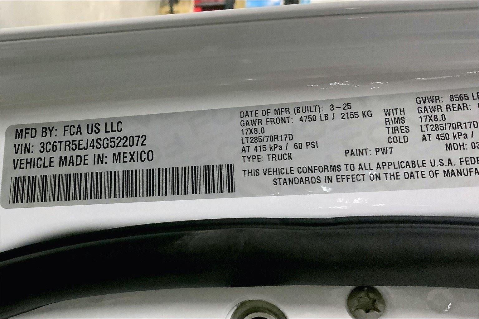 2025 RAM Ram 2500 RAM 2500 POWER WAGON CREW CAB 4X4 6'4' BOX