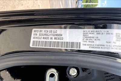2026 RAM Ram 2500 RAM 2500 BLACK EXPRESS CREW CAB 4X4 6'4' BOX