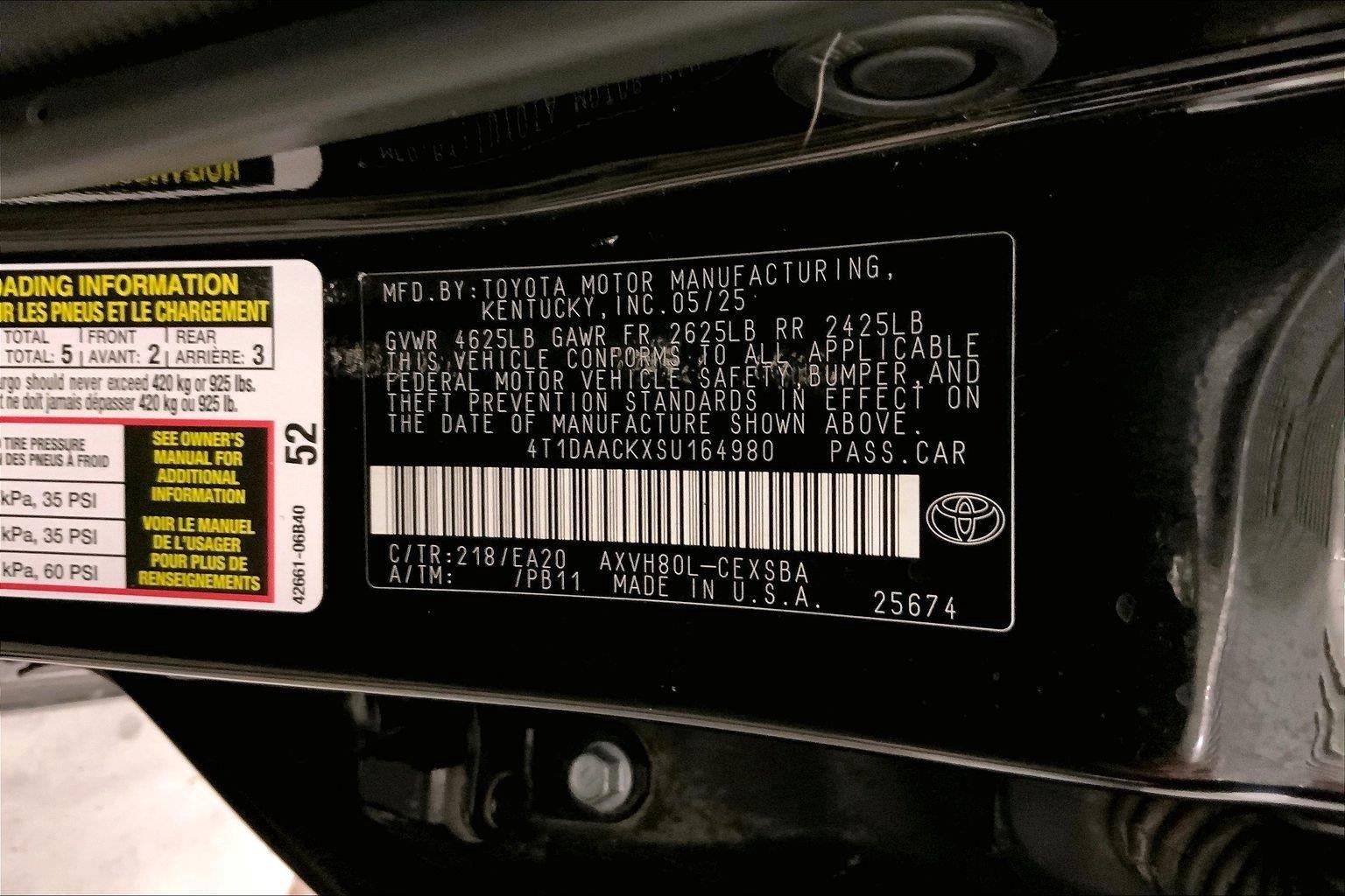 2025 Toyota Camry SE