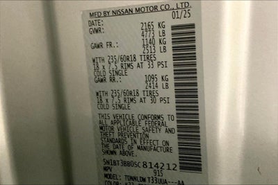 2025 Nissan Rogue SV Intelligent AWD