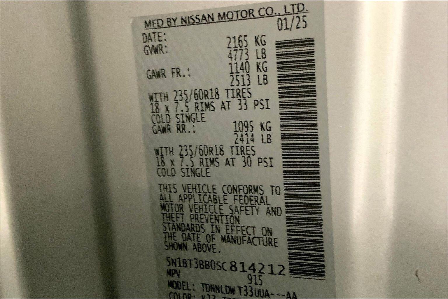 2025 Nissan Rogue SV Intelligent AWD