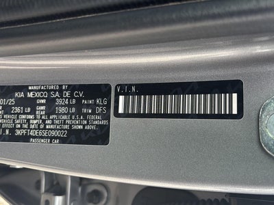 2025 Kia K4 LXS
