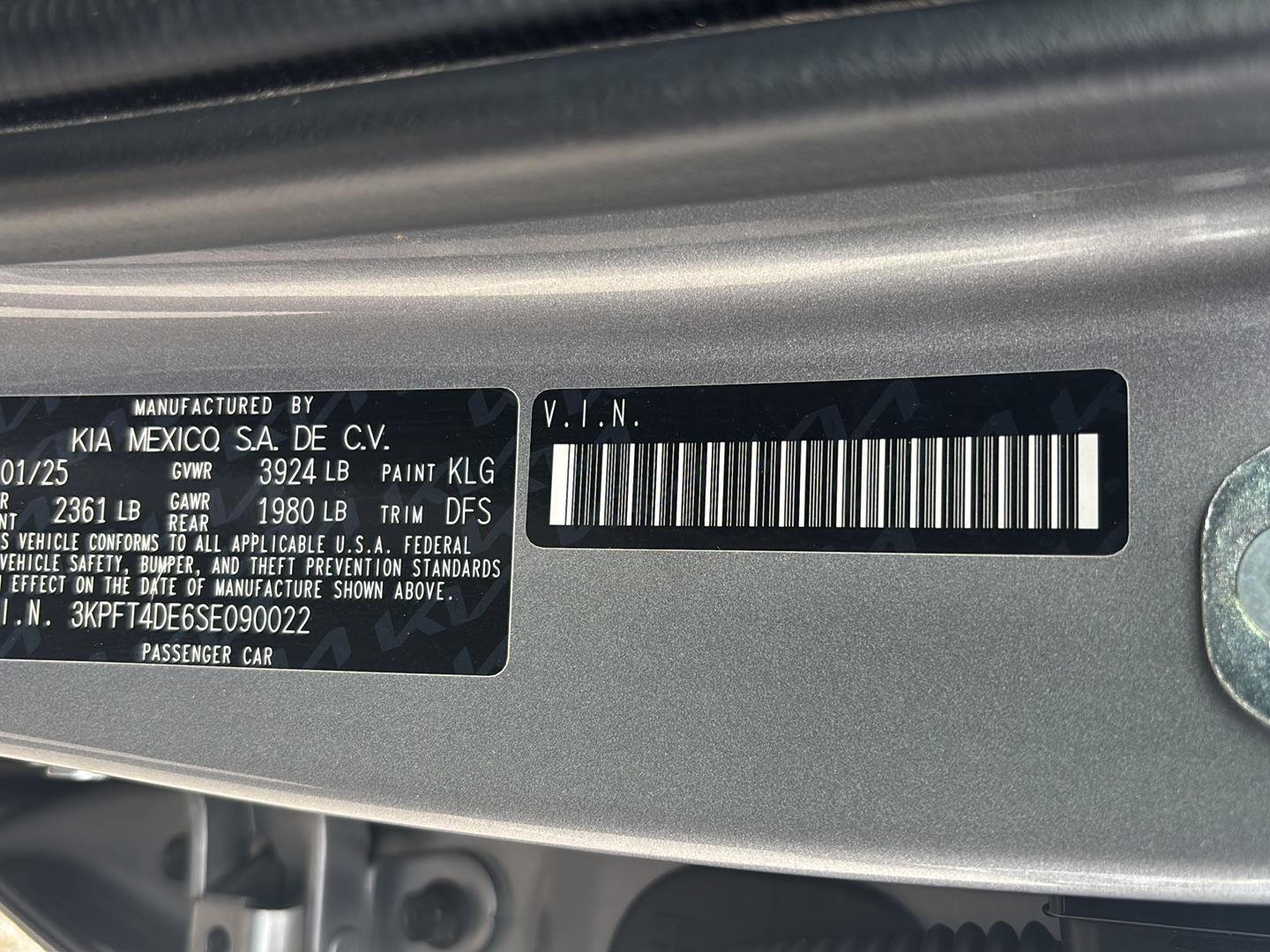 2025 Kia K4 LXS