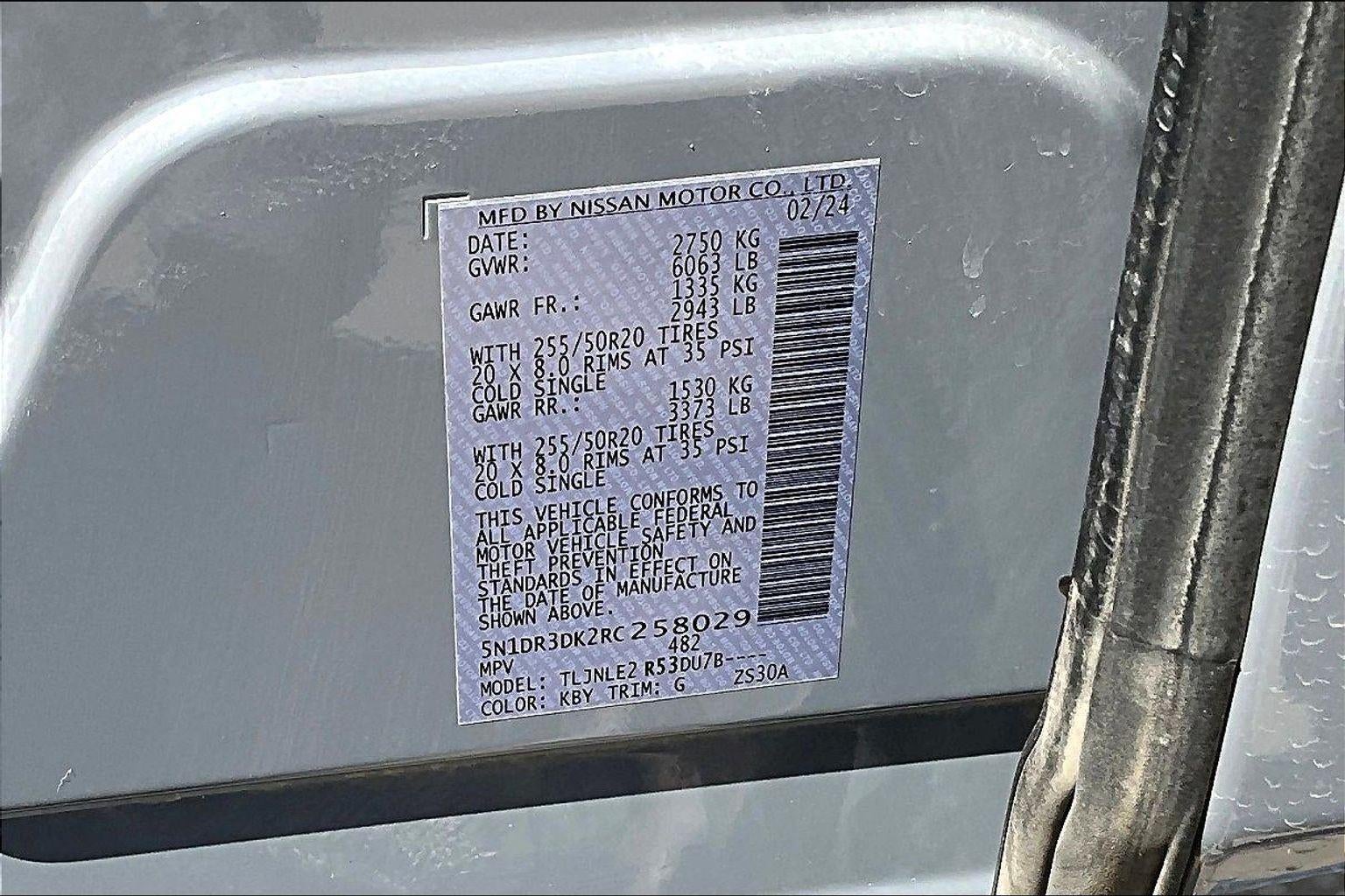 2024 Nissan Pathfinder Platinum