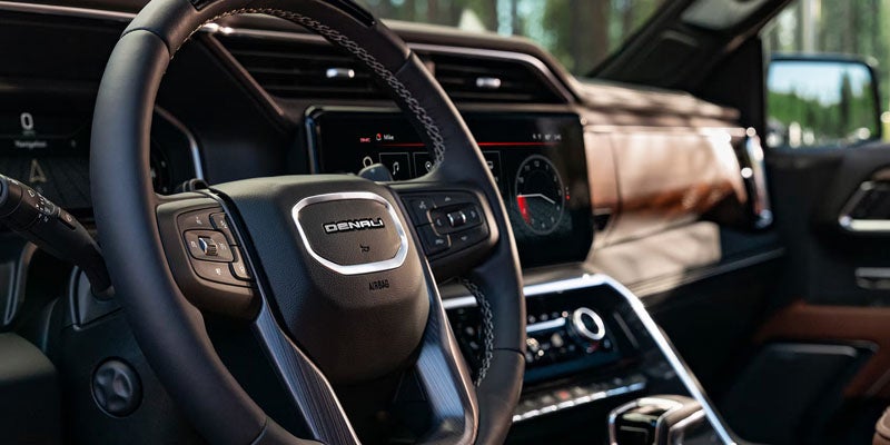 interior of gmc sierra 1500