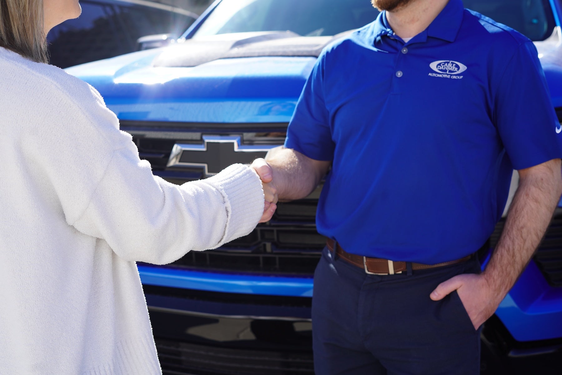 Cable Dahmer finance team member assisting a customer